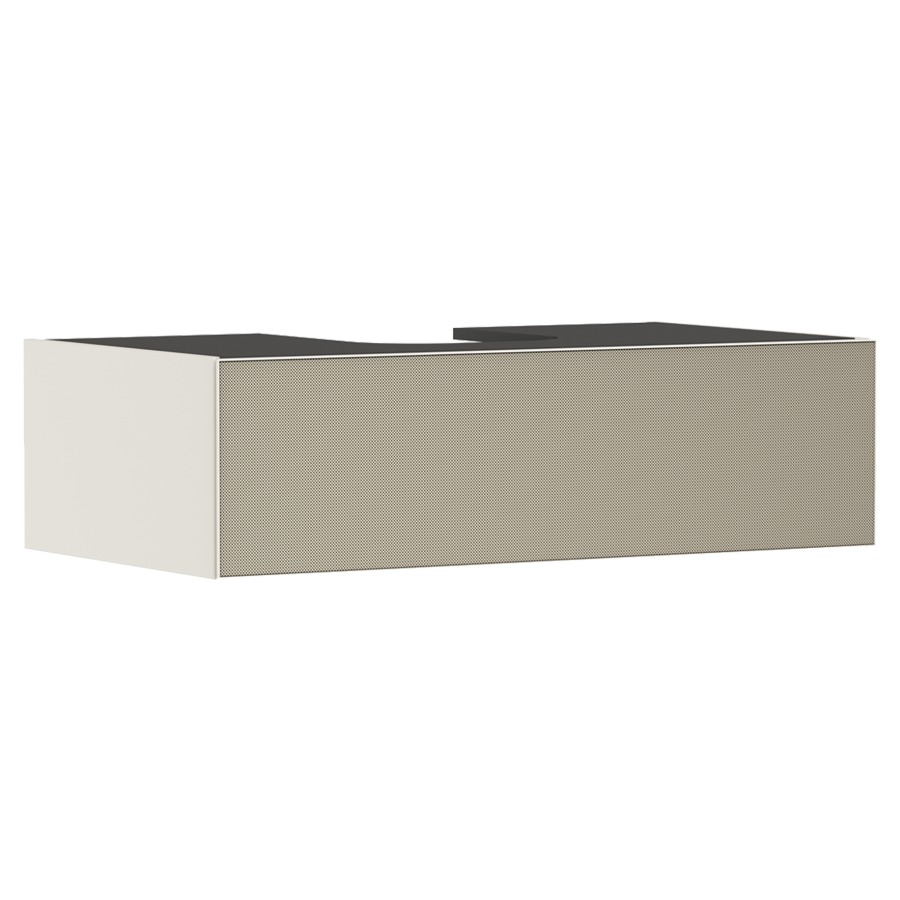 Élément inférieur  XEVOLOS E
98 x 27.5 x 55 cm
montage mural, élément de tiroir
1&nbsp;tiroir, PushOpen
avec siphon gain de place
avec matériel de fixation
pour table de lavabo 106223/243023