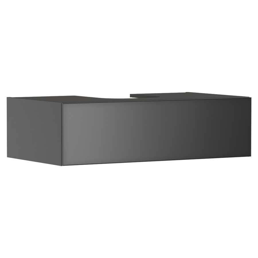 Élément inférieur  XEVOLOS E
98 x 27.5 x 55 cm
montage mural, élément de tiroir
1&nbsp;tiroir, PushOpen
avec siphon gain de place
avec matériel de fixation
pour table de lavabo 106223/243023