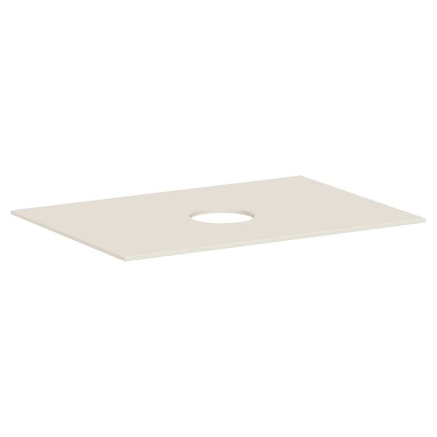 Table de lavabo XEVOLOS E
78 x 1 x 55 cm
découpe au centre
pour lavabo à poser sans 
trou pour robinetterie