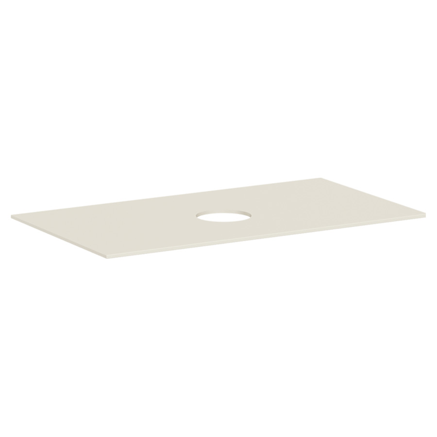 Table de lavabo XEVOLOS E
98 x 1 x 55 cm
découpe au centre
pour lavabo à poser sans 
trou pour robinetterie