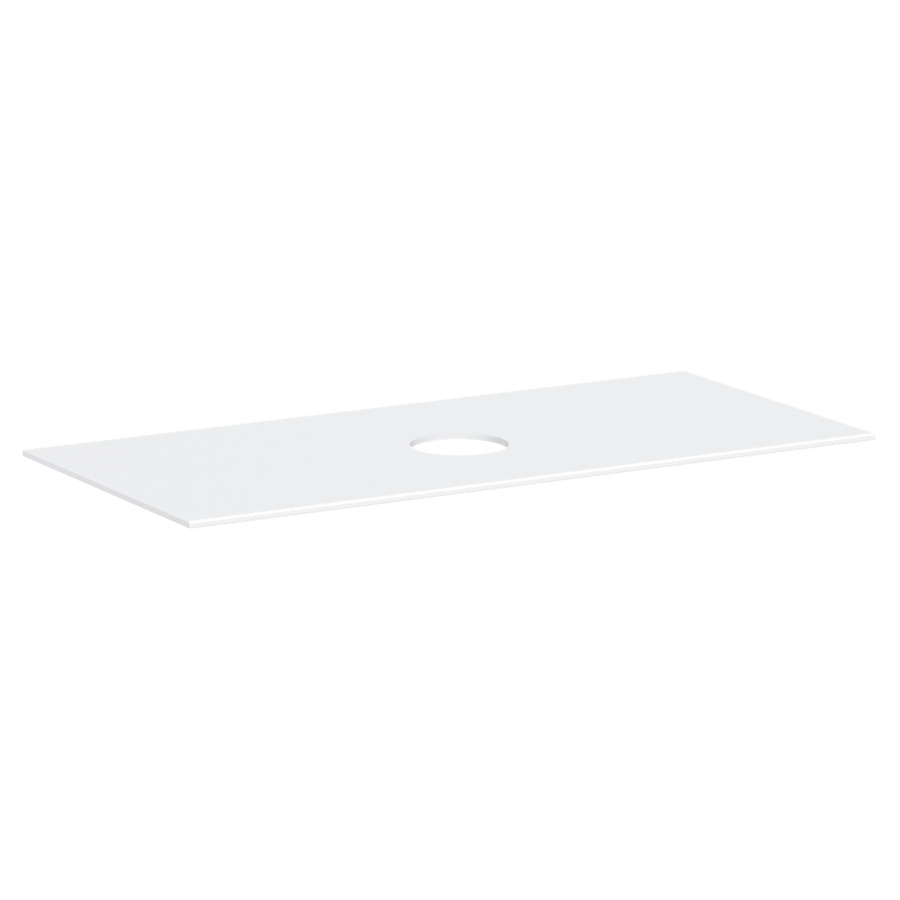 Table de lavabo XEVOLOS E
118 x 1 x 55 cm
découpe au centre
pour lavabo à poser sans 
trou pour robinetterie