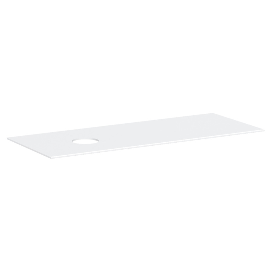 Table de lavabo XEVOLOS E
137 x 1 x 55 cm
découpe à gauche
pour lavabo à poser sans 
trou pour robinetterie