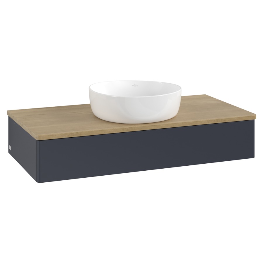 Élément inférieur  Antao
100 x 19 x 50 cm
élément de tiroir, 1&nbsp;tiroir
avec siphon gain de place
avec matériel de fixation
pour 1 lavabo à poser 234171/234172/234173
recouvrement Honey Oak
sans trou pour robinet