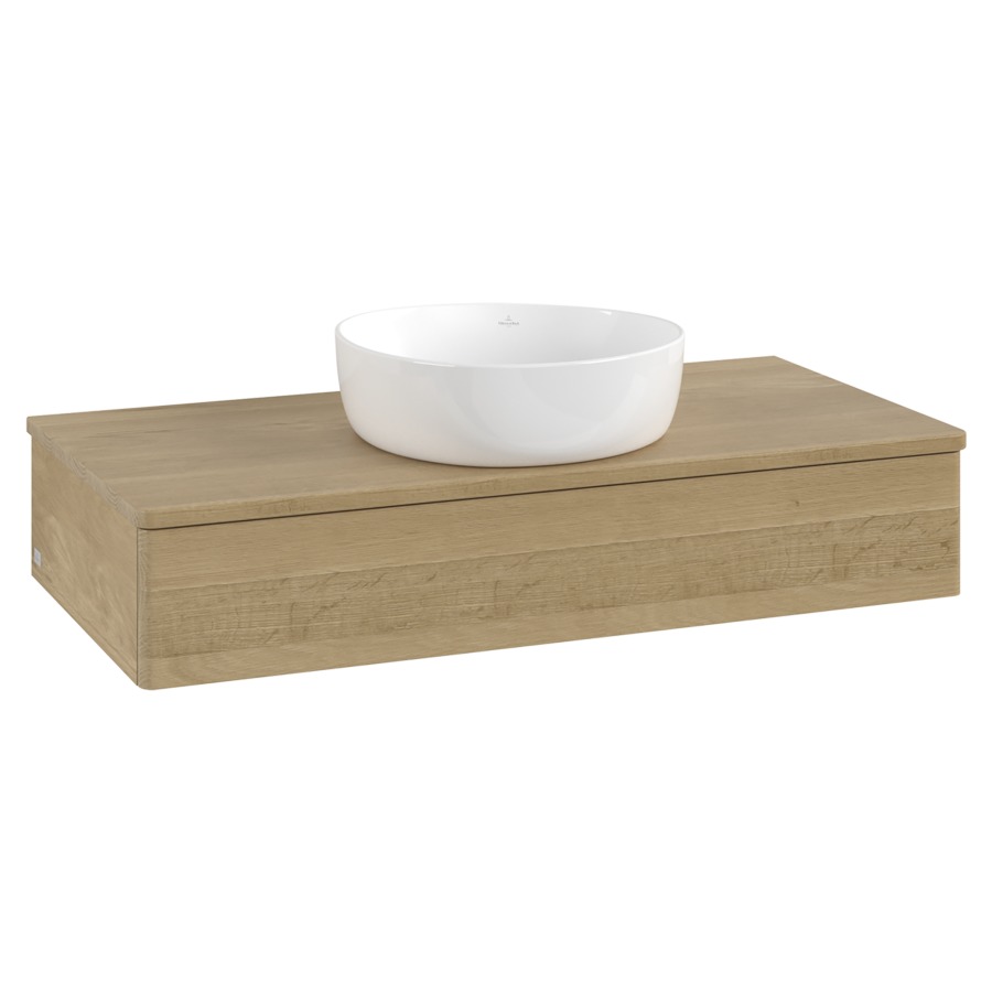 Élément inférieur  Antao
100 x 19 x 50 cm
élément de tiroir, 1&nbsp;tiroir
avec siphon gain de place
avec matériel de fixation
pour 1 lavabo à poser 234171/234172/234173
recouvrement Honey Oak
sans trou pour robinet