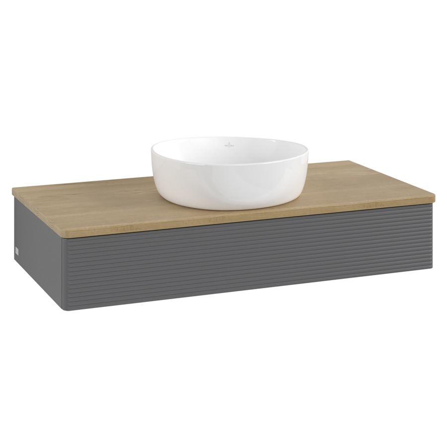 Élément inférieur  Antao
100 x 19 x 50 cm
élément de tiroir, 1&nbsp;tiroir
avec siphon gain de place
avec matériel de fixation
pour 1 lavabo à poser 234171/234172/234173
recouvrement Honey Oak
sans trou pour robinet