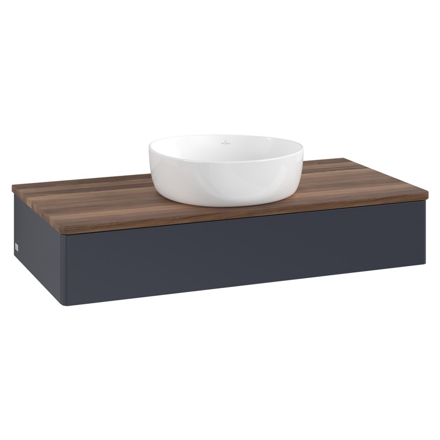 Élément inférieur  Antao
100 x 19 x 50 cm
élément de tiroir, 1&nbsp;tiroir
avec siphon gain de place
avec matériel de fixation
pour 1 lavabo à poser 234171/234172/234173
recouvrement Warm Walnut
sans trou pour robinet