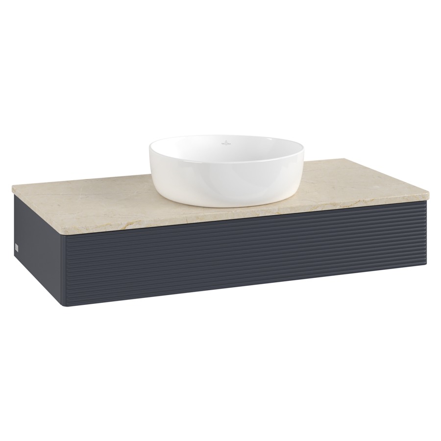 Élément inférieur  Antao
100 x 19 x 50 cm
élément de tiroir, 1&nbsp;tiroir
avec siphon gain de place
avec matériel de fixation
pour 1 lavabo à poser 234171/234172/234173
recouvrement Botticino
sans trou pour robinet