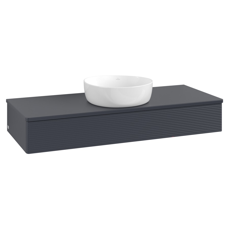 Élément inférieur  Antao
120 x 19 x 50 cm
élément de tiroir, 1&nbsp;tiroir
avec siphon gain de place
avec matériel de fixation
pour 1 lavabo à poser 234171/234172/234173
recouvrement sans trou pour robinet