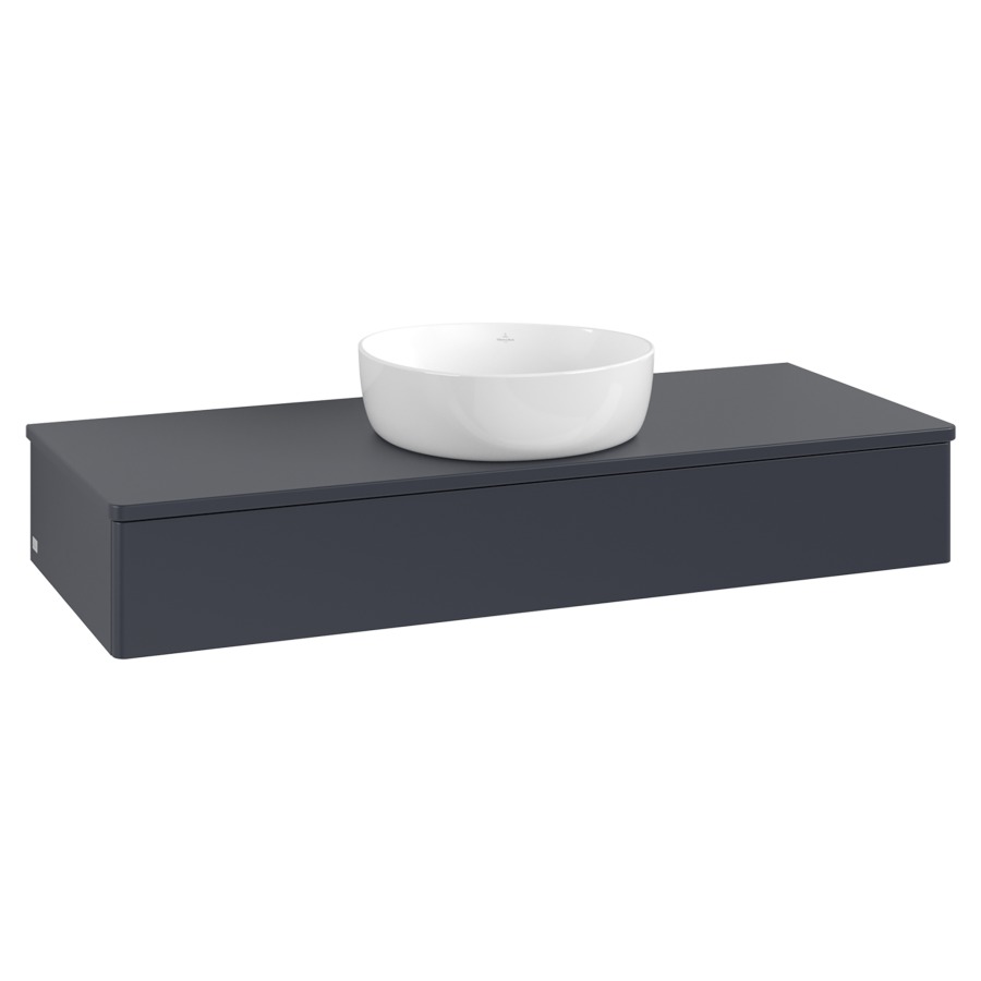 Élément inférieur  Antao
120 x 19 x 50 cm
élément de tiroir, 1&nbsp;tiroir
avec siphon gain de place
avec matériel de fixation
pour 1 lavabo à poser 234171/234172/234173
recouvrement sans trou pour robinet
