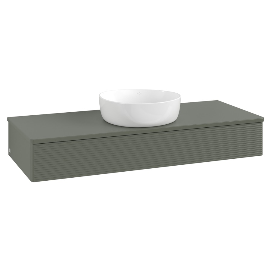 Élément inférieur  Antao
120 x 19 x 50 cm
élément de tiroir, 1&nbsp;tiroir
avec siphon gain de place
avec matériel de fixation
pour 1 lavabo à poser 234171/234172/234173
recouvrement sans trou pour robinet