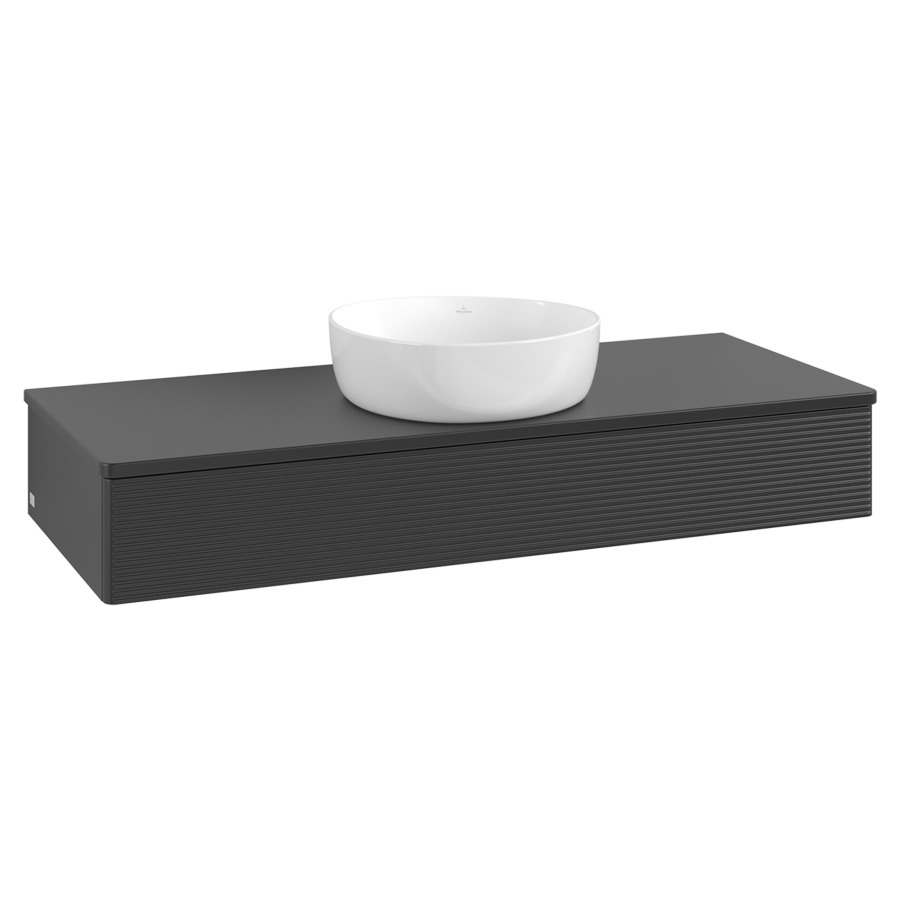 Élément inférieur  Antao
120 x 19 x 50 cm
élément de tiroir, 1&nbsp;tiroir
avec siphon gain de place
avec matériel de fixation
pour 1 lavabo à poser 234171/234172/234173
recouvrement sans trou pour robinet