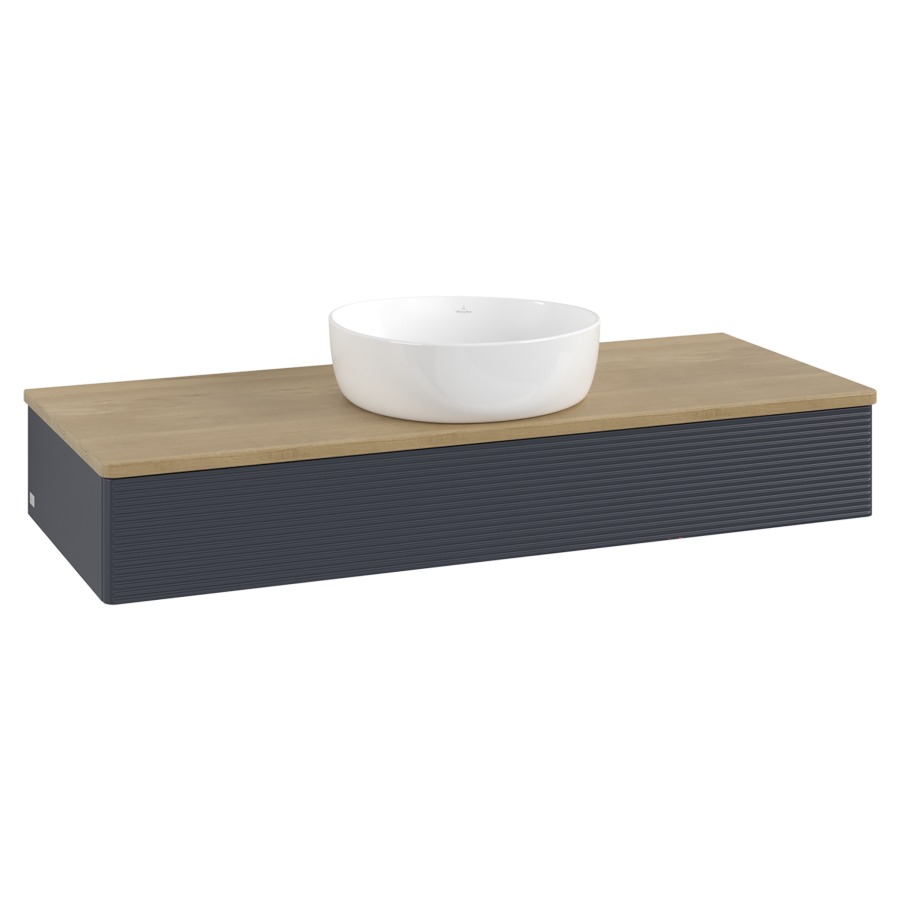 Élément inférieur  Antao
120 x 19 x 50 cm
élément de tiroir, 1&nbsp;tiroir
avec siphon gain de place
avec matériel de fixation
pour 1 lavabo à poser 234171/234172/234173
recouvrement Honey Oak
sans trou pour robinet