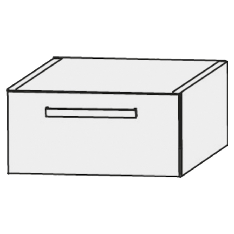 Élément inférieur  Design Line Platino 2.0
50 x 24 x 39.5 cm
élément de tiroir, 1&nbsp;tiroir