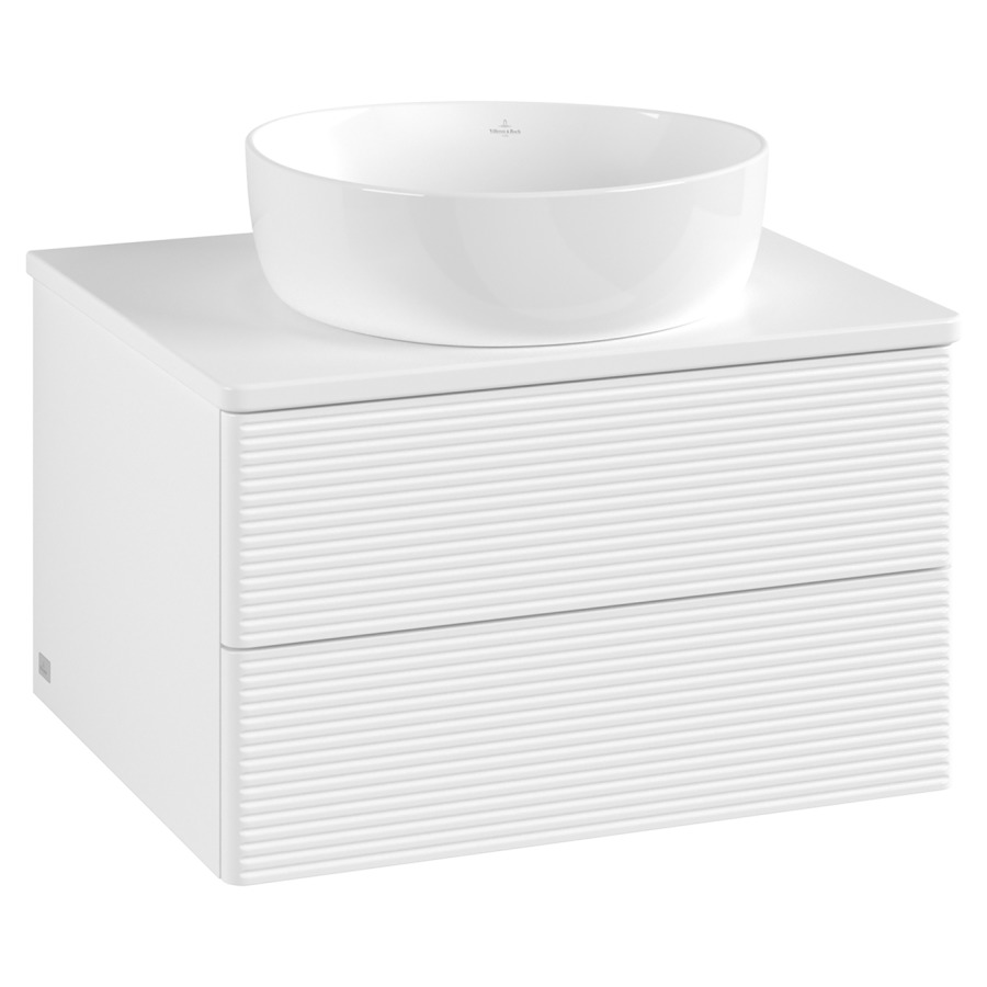 Élément inférieur  Antao
60 x 36 x 50 cm
élément de tiroir, 2&nbsp;tiroirs
avec siphon gain de place
avec matériel de fixation
pour 1 lavabo à poser 234182/234184/234185
recouvrement sans trou pour robinet