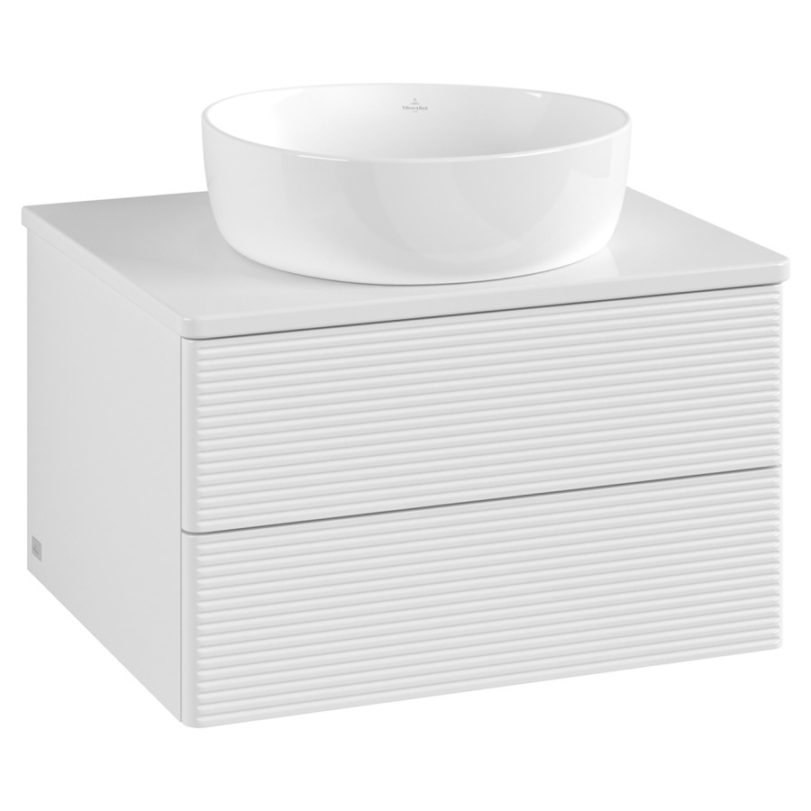 Élément inférieur  Antao
60 x 36 x 50 cm
élément de tiroir, 2&nbsp;tiroirs
avec siphon gain de place
avec matériel de fixation
pour 1 lavabo à poser 234182/234184/234185
recouvrement sans trou pour robinet