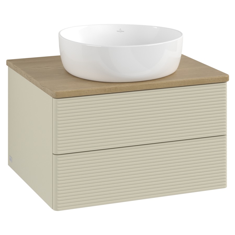 Élément inférieur  Antao
60 x 36 x 50 cm
élément de tiroir, 2&nbsp;tiroirs
avec siphon gain de place
avec matériel de fixation
pour 1 lavabo à poser 234182/234184/234185
recouvrement Honey Oak
sans trou pour robinet