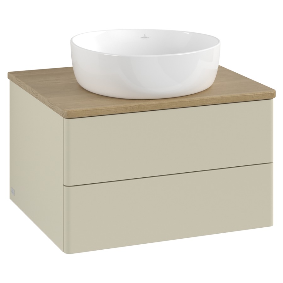 Élément inférieur  Antao
60 x 36 x 50 cm
élément de tiroir, 2&nbsp;tiroirs
avec siphon gain de place
avec matériel de fixation
pour 1 lavabo à poser 234182/234184/234185
recouvrement Honey Oak
sans trou pour robinet