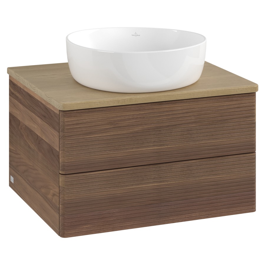 Élément inférieur  Antao
60 x 36 x 50 cm
élément de tiroir, 2&nbsp;tiroirs
avec siphon gain de place
avec matériel de fixation
pour 1 lavabo à poser 234182/234184/234185
recouvrement Honey Oak
sans trou pour robinet