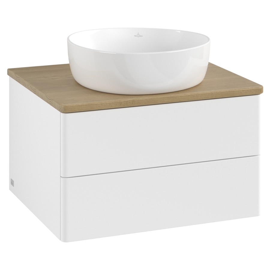 Élément inférieur  Antao
60 x 36 x 50 cm
élément de tiroir, 2&nbsp;tiroirs
avec siphon gain de place
avec matériel de fixation
pour 1 lavabo à poser 234182/234184/234185
recouvrement Honey Oak
sans trou pour robinet