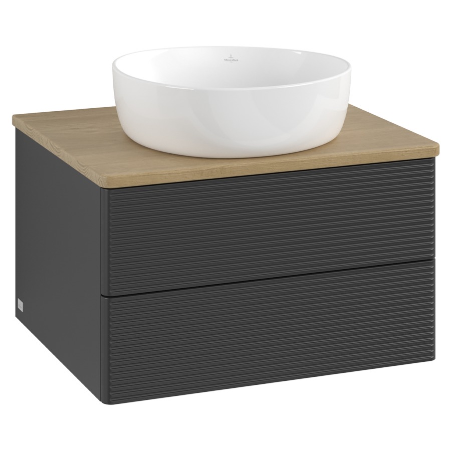 Élément inférieur  Antao
60 x 36 x 50 cm
élément de tiroir, 2&nbsp;tiroirs
avec siphon gain de place
avec matériel de fixation
pour 1 lavabo à poser 234182/234184/234185
recouvrement Honey Oak
sans trou pour robinet