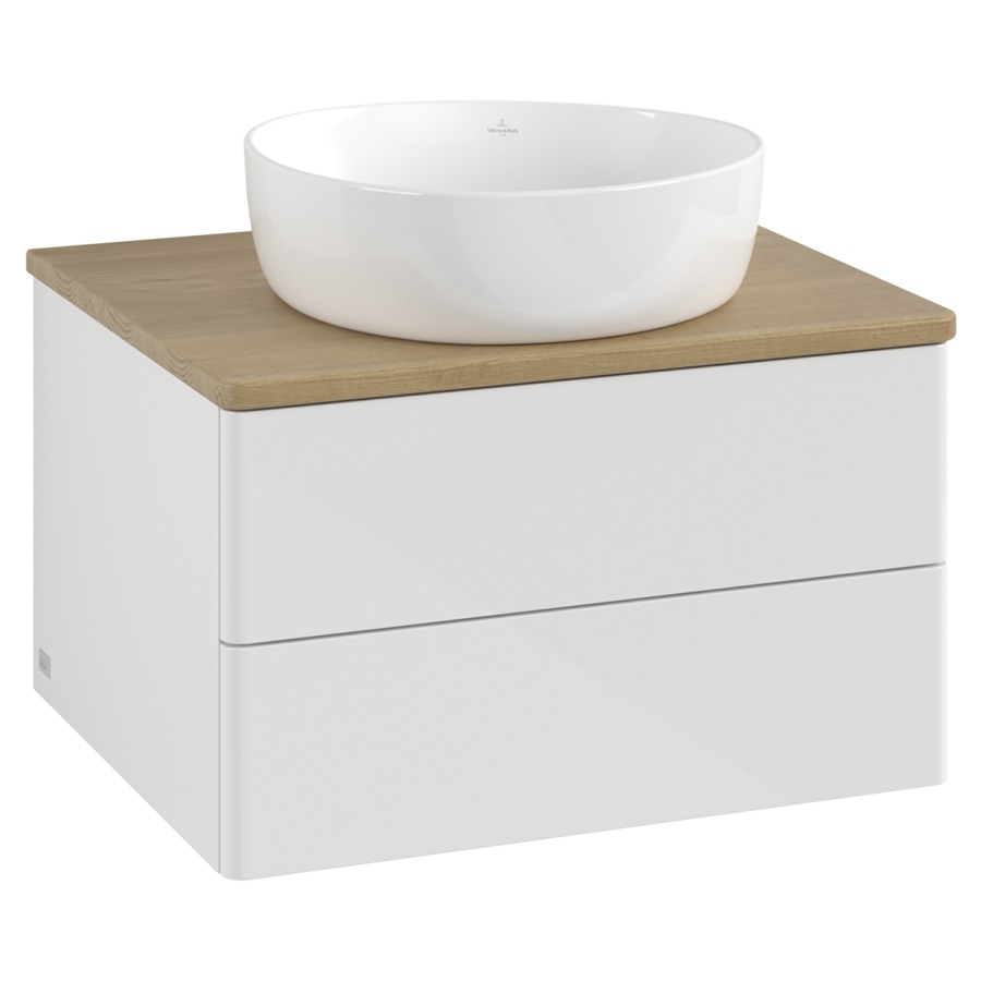 Élément inférieur  Antao
60 x 36 x 50 cm
élément de tiroir, 2&nbsp;tiroirs
avec siphon gain de place
avec matériel de fixation
pour 1 lavabo à poser 234182/234184/234185
recouvrement Honey Oak
sans trou pour robinet