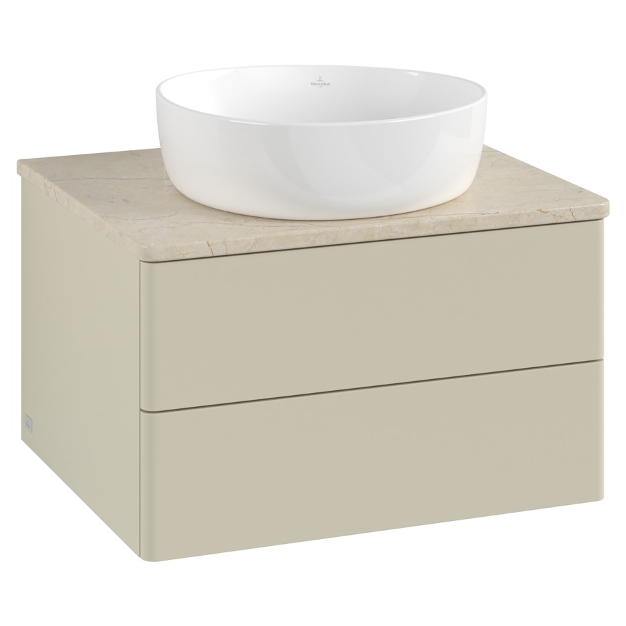 Élément inférieur  Antao
60 x 36 x 50 cm
élément de tiroir, 2&nbsp;tiroirs
avec siphon gain de place
avec matériel de fixation
pour 1 lavabo à poser 234182/234184/234185
recouvrement Botticino
sans trou pour robinet