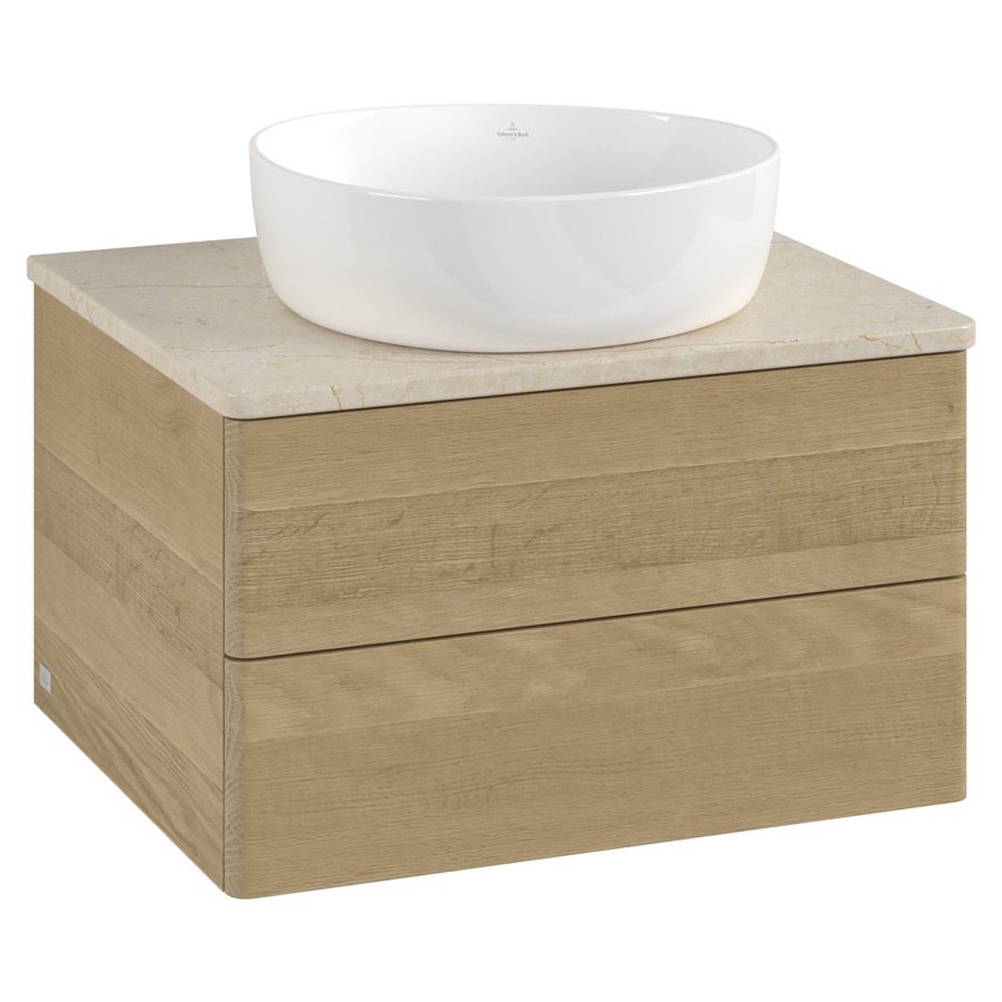 Élément inférieur  Antao
60 x 36 x 50 cm
élément de tiroir, 2&nbsp;tiroirs
avec siphon gain de place
avec matériel de fixation
pour 1 lavabo à poser 234182/234184/234185
recouvrement Botticino
sans trou pour robinet