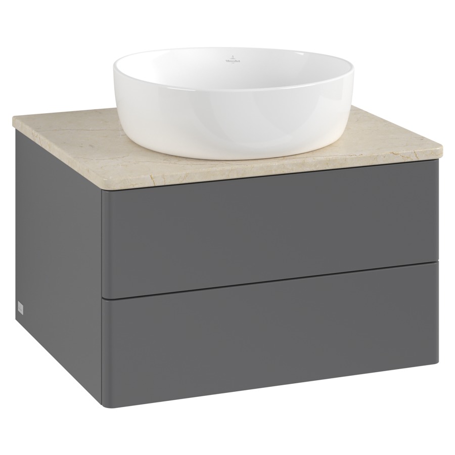 Élément inférieur  Antao
60 x 36 x 50 cm
élément de tiroir, 2&nbsp;tiroirs
avec siphon gain de place
avec matériel de fixation
pour 1 lavabo à poser 234182/234184/234185
recouvrement Botticino
sans trou pour robinet