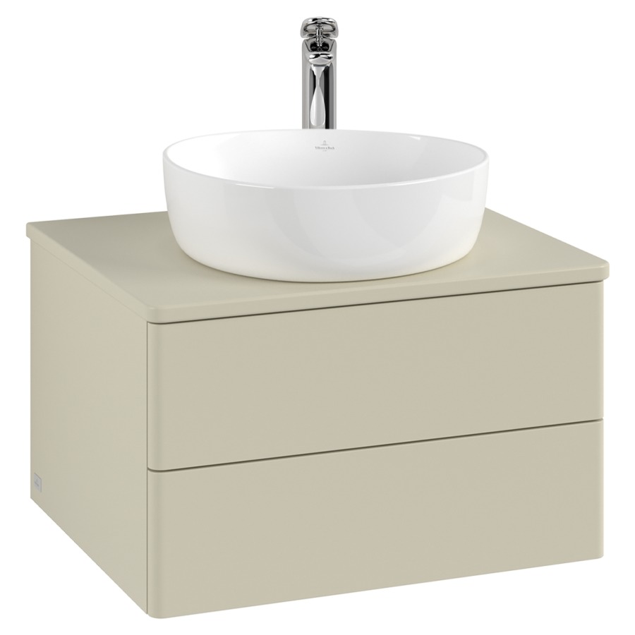 Élément inférieur  Antao
60 x 36 x 50 cm
élément de tiroir, 2&nbsp;tiroirs
avec siphon gain de place
avec matériel de fixation
pour 1 lavabo à poser 234182/234184/234185
recouvrement avec 1 trou pour robinet