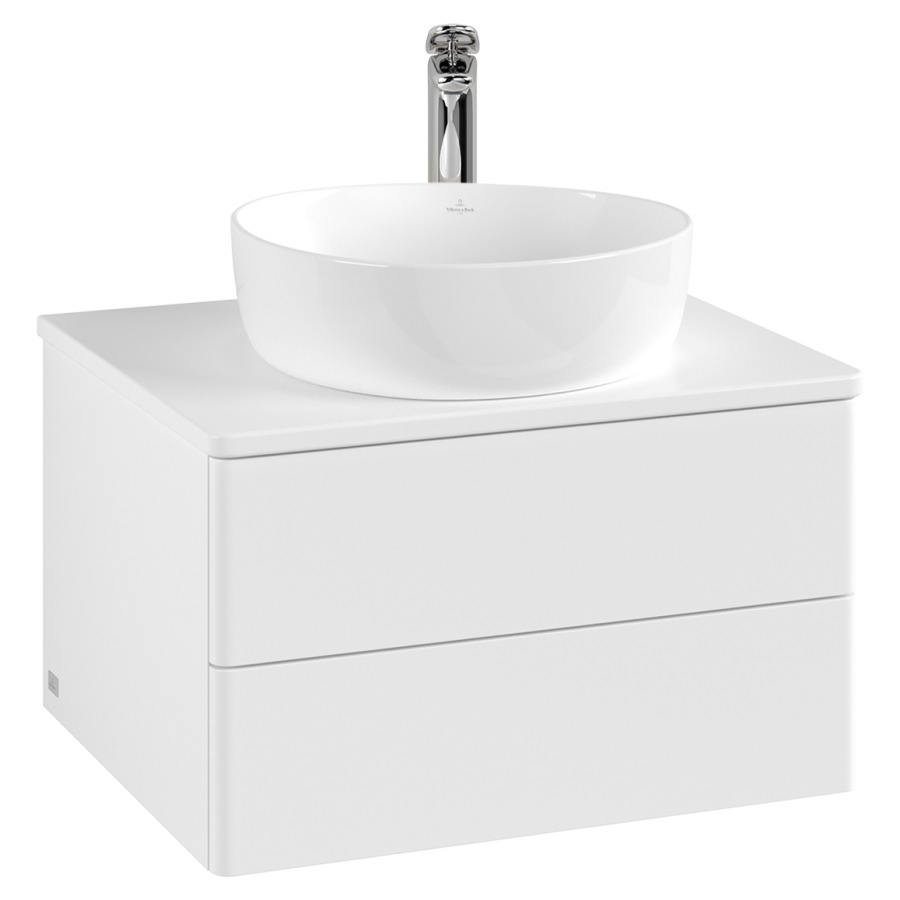 Élément inférieur  Antao
60 x 36 x 50 cm
élément de tiroir, 2&nbsp;tiroirs
avec siphon gain de place
avec matériel de fixation
pour 1 lavabo à poser 234182/234184/234185
recouvrement avec 1 trou pour robinet