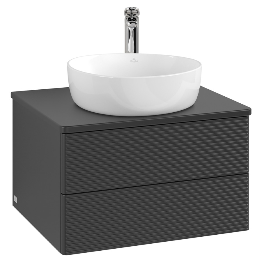 Élément inférieur  Antao
60 x 36 x 50 cm
élément de tiroir, 2&nbsp;tiroirs
avec siphon gain de place
avec matériel de fixation
pour 1 lavabo à poser 234182/234184/234185
recouvrement avec 1 trou pour robinet