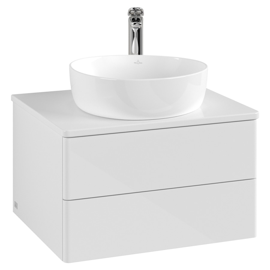 Élément inférieur  Antao
60 x 36 x 50 cm
élément de tiroir, 2&nbsp;tiroirs
avec siphon gain de place
avec matériel de fixation
pour 1 lavabo à poser 234182/234184/234185
recouvrement avec 1 trou pour robinet