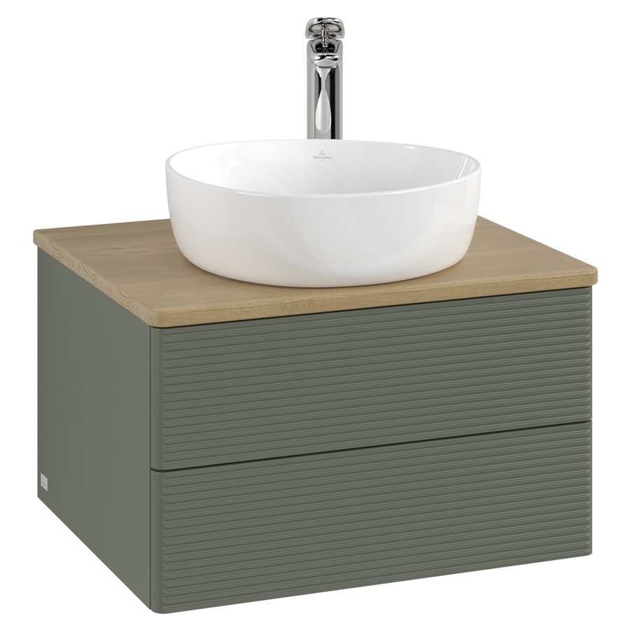Élément inférieur  Antao
60 x 36 x 50 cm
élément de tiroir, 2&nbsp;tiroirs
avec siphon gain de place
avec matériel de fixation
pour 1 lavabo à poser 234182/234184/234185
recouvrement Honey Oak, 1 trou pour robinet