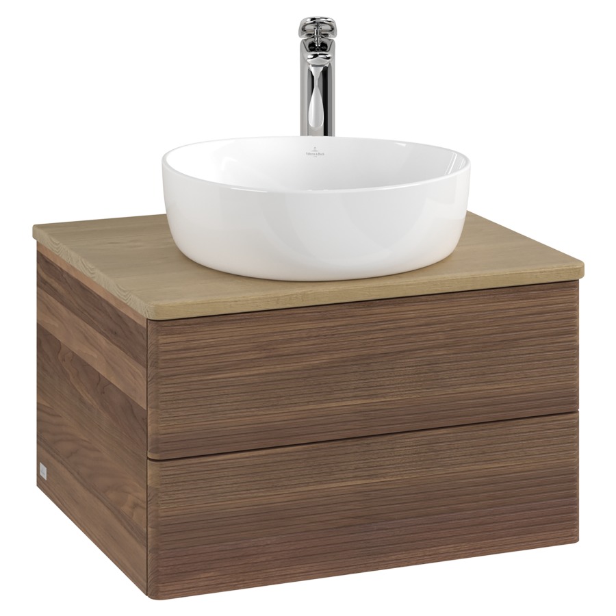 Élément inférieur  Antao
60 x 36 x 50 cm
élément de tiroir, 2&nbsp;tiroirs
avec siphon gain de place
avec matériel de fixation
pour 1 lavabo à poser 234182/234184/234185
recouvrement Honey Oak, 1 trou pour robinet