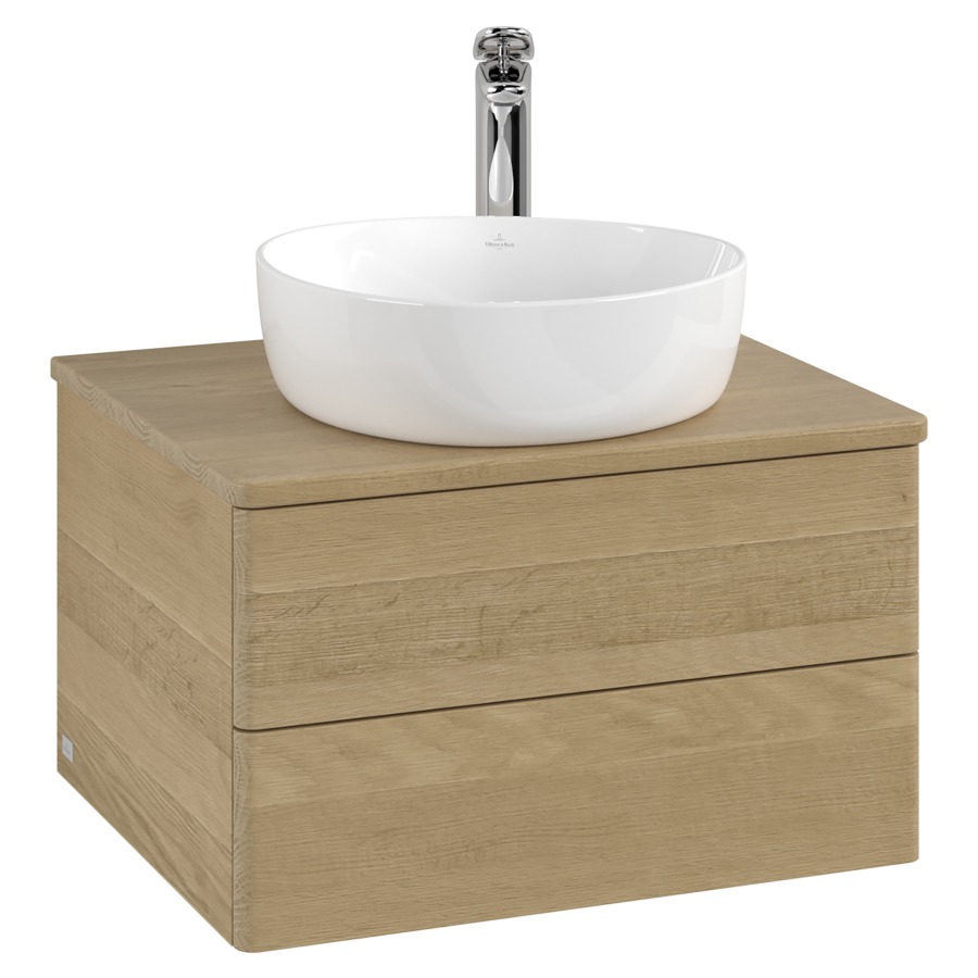Élément inférieur  Antao
60 x 36 x 50 cm
élément de tiroir, 2&nbsp;tiroirs
avec siphon gain de place
avec matériel de fixation
pour 1 lavabo à poser 234182/234184/234185
recouvrement Honey Oak, 1 trou pour robinet