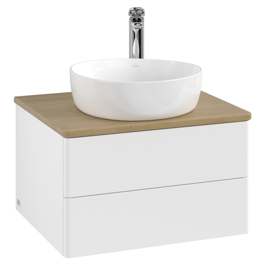 Élément inférieur  Antao
60 x 36 x 50 cm
élément de tiroir, 2&nbsp;tiroirs
avec siphon gain de place
avec matériel de fixation
pour 1 lavabo à poser 234182/234184/234185
recouvrement Honey Oak, 1 trou pour robinet