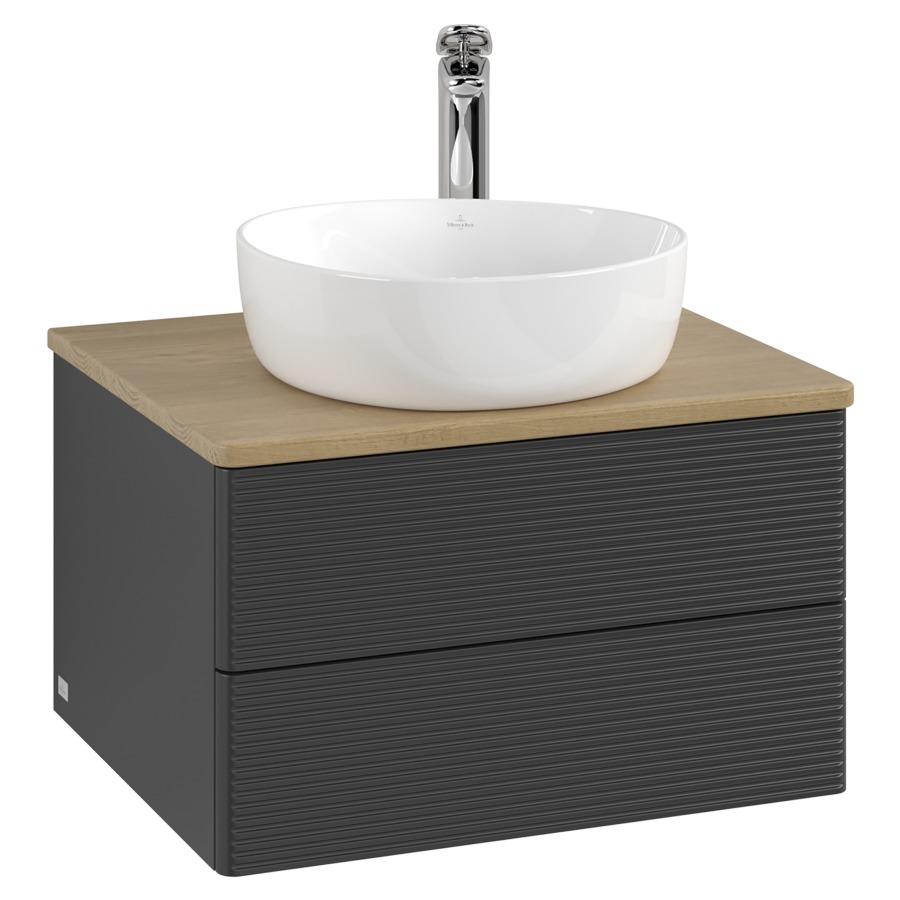 Élément inférieur  Antao
60 x 36 x 50 cm
élément de tiroir, 2&nbsp;tiroirs
avec siphon gain de place
avec matériel de fixation
pour 1 lavabo à poser 234182/234184/234185
recouvrement Honey Oak, 1 trou pour robinet