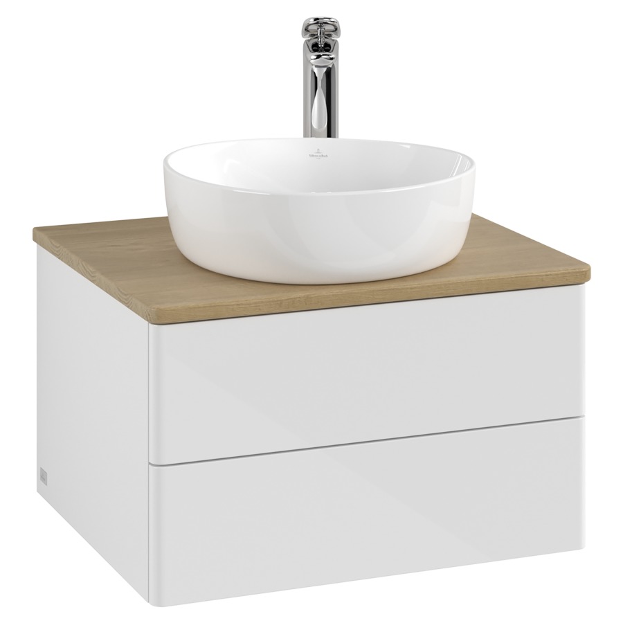 Élément inférieur  Antao
60 x 36 x 50 cm
élément de tiroir, 2&nbsp;tiroirs
avec siphon gain de place
avec matériel de fixation
pour 1 lavabo à poser 234182/234184/234185
recouvrement Honey Oak, 1 trou pour robinet