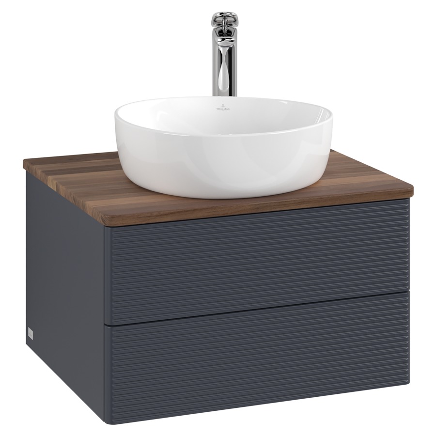 Élément inférieur  Antao
60 x 36 x 50 cm
élément de tiroir, 2&nbsp;tiroirs
avec siphon gain de place
avec matériel de fixation
pour 1 lavabo à poser 234182/234184/234185
recouvrement Warm Walnut, 1 trou pour robinet