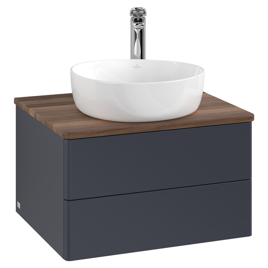 Élément inférieur  Antao
60 x 36 x 50 cm
élément de tiroir, 2&nbsp;tiroirs
avec siphon gain de place
avec matériel de fixation
pour 1 lavabo à poser 234182/234184/234185
recouvrement Warm Walnut, 1 trou pour robinet