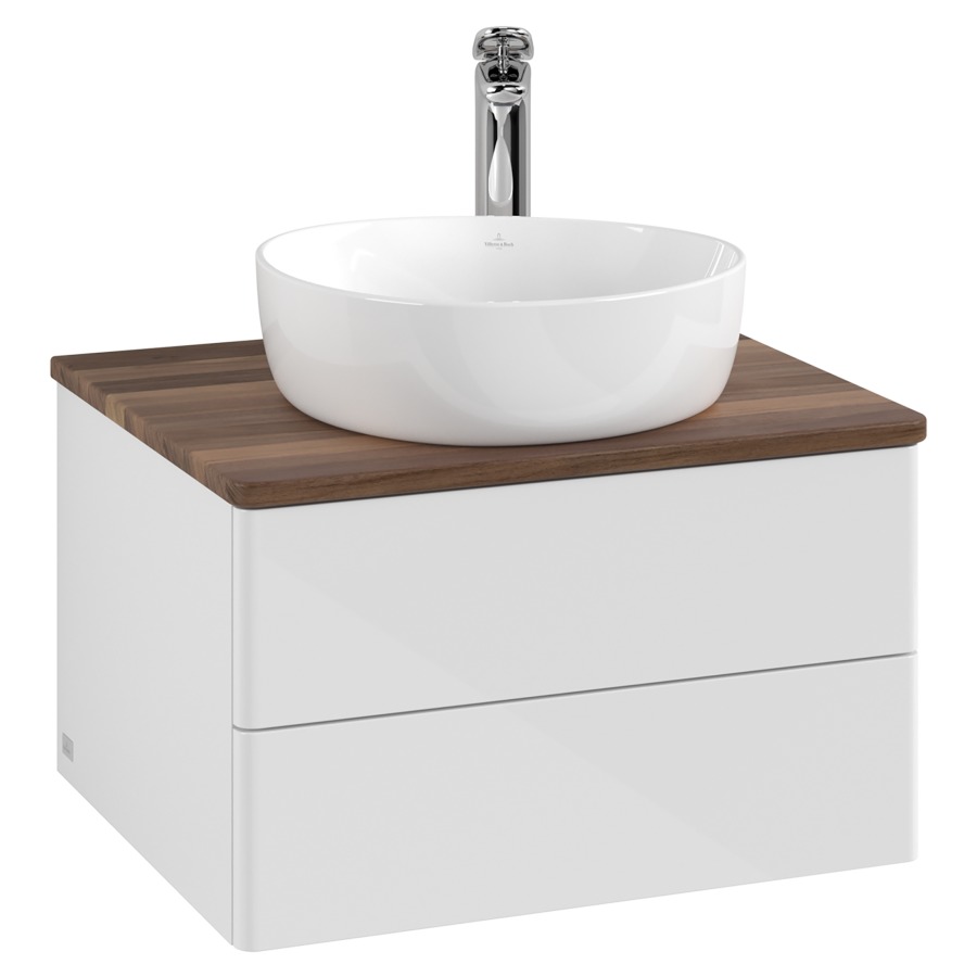 Élément inférieur  Antao
60 x 36 x 50 cm
élément de tiroir, 2&nbsp;tiroirs
avec siphon gain de place
avec matériel de fixation
pour 1 lavabo à poser 234182/234184/234185
recouvrement Warm Walnut, 1 trou pour robinet