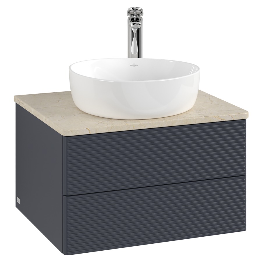 Élément inférieur  Antao
60 x 36 x 50 cm
élément de tiroir, 2&nbsp;tiroirs
avec siphon gain de place
avec matériel de fixation
pour 1 lavabo à poser 234182/234184/234185
recouvrement Botticino, 1 trou pour robinet