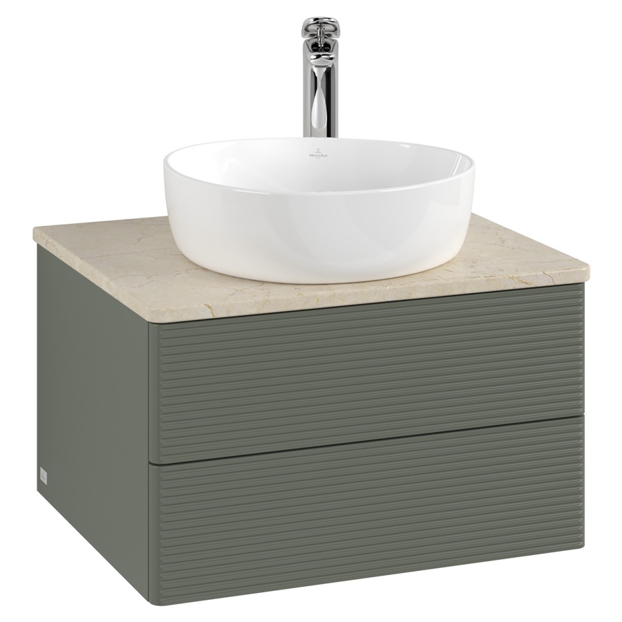 Élément inférieur  Antao
60 x 36 x 50 cm
élément de tiroir, 2&nbsp;tiroirs
avec siphon gain de place
avec matériel de fixation
pour 1 lavabo à poser 234182/234184/234185
recouvrement Botticino, 1 trou pour robinet