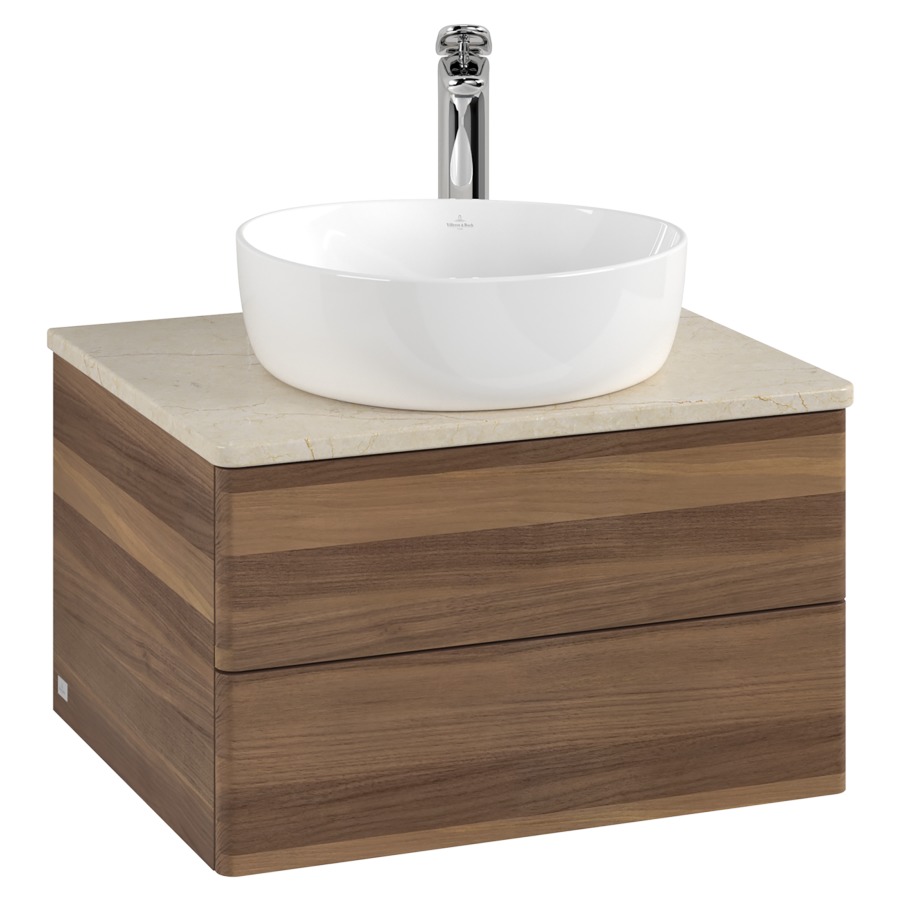 Élément inférieur  Antao
60 x 36 x 50 cm
élément de tiroir, 2&nbsp;tiroirs
avec siphon gain de place
avec matériel de fixation
pour 1 lavabo à poser 234182/234184/234185
recouvrement Botticino, 1 trou pour robinet