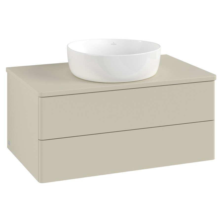 Élément inférieur  Antao
80 x 36 x 50 cm
élément de tiroir, 2&nbsp;tiroirs
avec siphon gain de place
avec matériel de fixation
pour 1 lavabo à poser 234182/234184/234185
recouvrement sans trou pour robinet