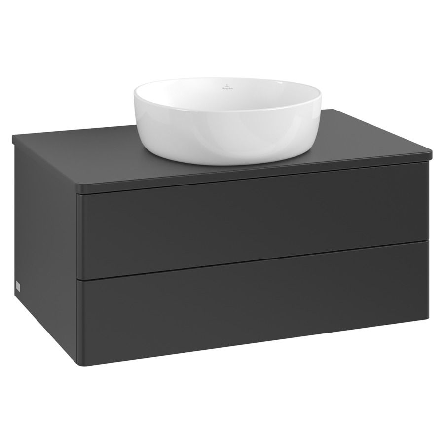 Élément inférieur  Antao
80 x 36 x 50 cm
élément de tiroir, 2&nbsp;tiroirs
avec siphon gain de place
avec matériel de fixation
pour 1 lavabo à poser 234182/234184/234185
recouvrement sans trou pour robinet