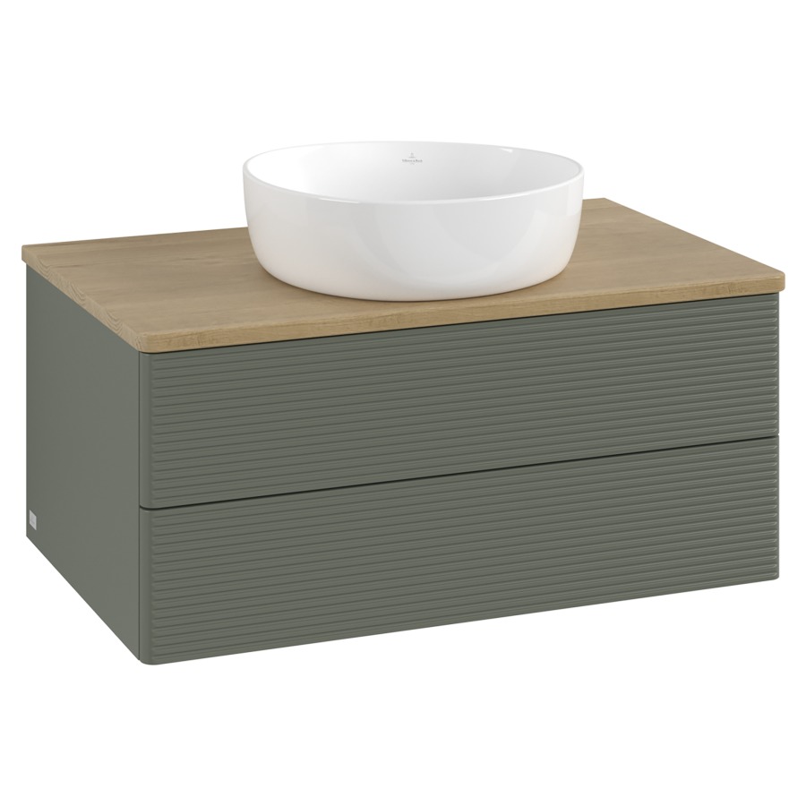 Élément inférieur  Antao
80 x 36 x 50 cm
élément de tiroir, 2&nbsp;tiroirs
avec siphon gain de place
avec matériel de fixation
pour 1 lavabo à poser 234182/234184/234185
recouvrement Honey Oak
sans trou pour robinet