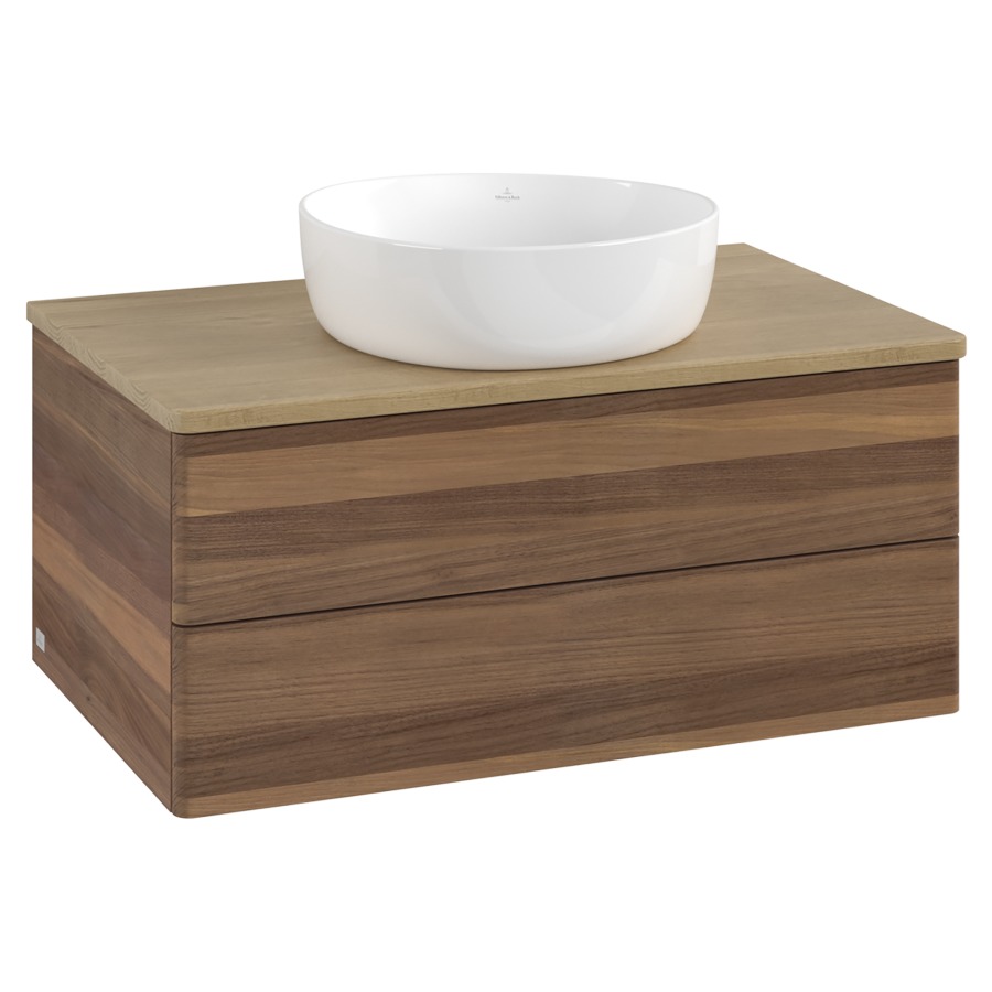 Élément inférieur  Antao
80 x 36 x 50 cm
élément de tiroir, 2&nbsp;tiroirs
avec siphon gain de place
avec matériel de fixation
pour 1 lavabo à poser 234182/234184/234185
recouvrement Honey Oak
sans trou pour robinet