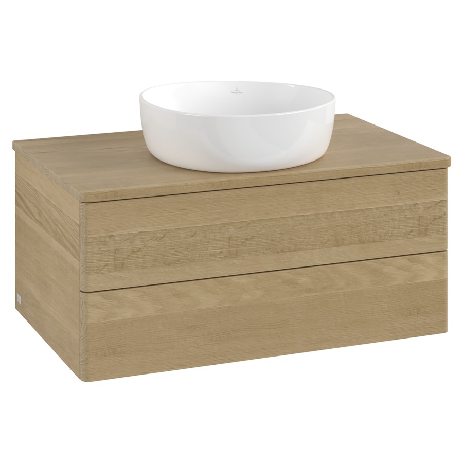 Élément inférieur  Antao
80 x 36 x 50 cm
élément de tiroir, 2&nbsp;tiroirs
avec siphon gain de place
avec matériel de fixation
pour 1 lavabo à poser 234182/234184/234185
recouvrement Honey Oak
sans trou pour robinet