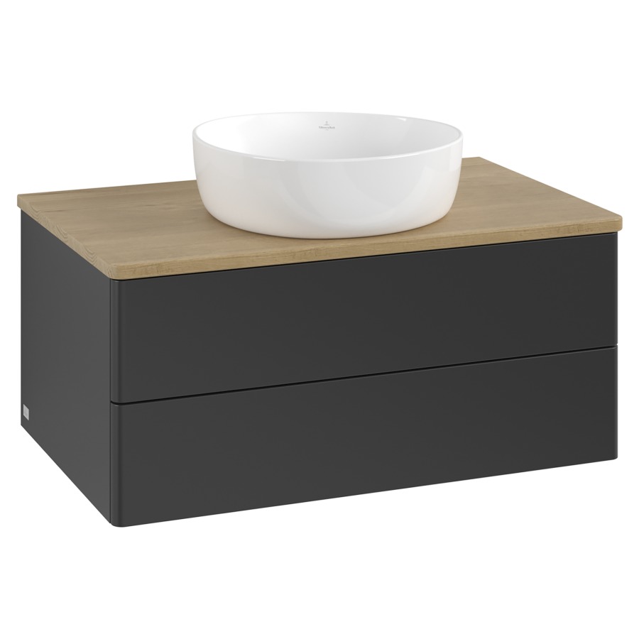 Élément inférieur  Antao
80 x 36 x 50 cm
élément de tiroir, 2&nbsp;tiroirs
avec siphon gain de place
avec matériel de fixation
pour 1 lavabo à poser 234182/234184/234185
recouvrement Honey Oak
sans trou pour robinet